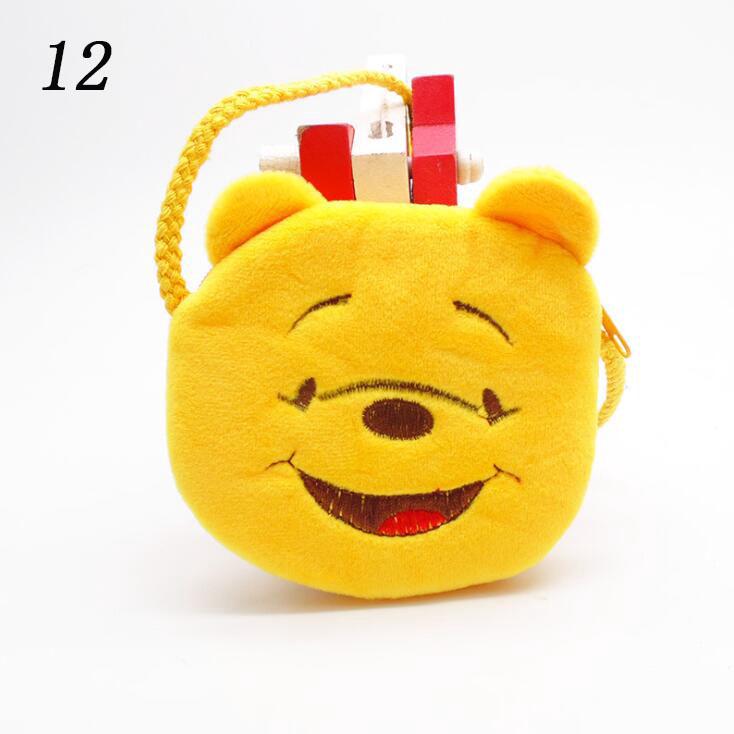 Baby child small purse crossbody cartoon plush belt long rope bag