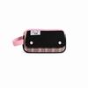 Simple Plaid Style Pencil Case Large Capacity Stationery Organizer Handheld Pen Bag  Gifts