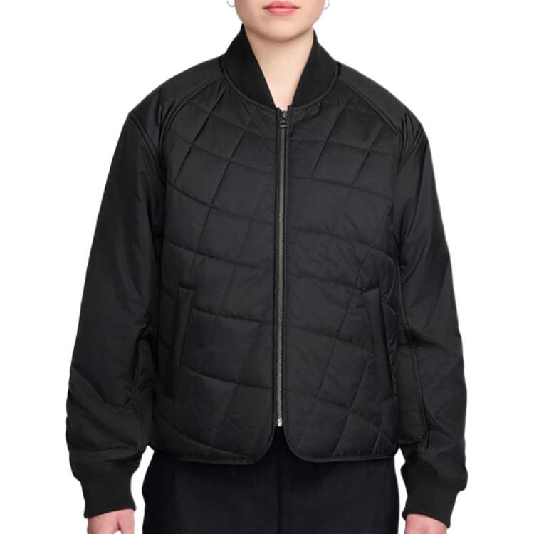

Nike Jackets Women s Black Baseball Collar Moderate Other IF0343-010 S