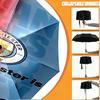 Custom Name Personalized Manchester City FC Print Umbrella, Auto Open Close, 8‑Rib Sturdy Frame, Commute Camping Hiking Use, Birthday Gift