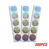 100-500pcs 1inch Coloful Stickers Scrapbooking For Seal Adhesive Label Roll Cute Sticker For Package Stationery Sticker