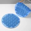 Silicone Scrubber Pad Exfoliating Lazy Massage Foot Mat with Suction Cups Quick Drying Back Massage Mat