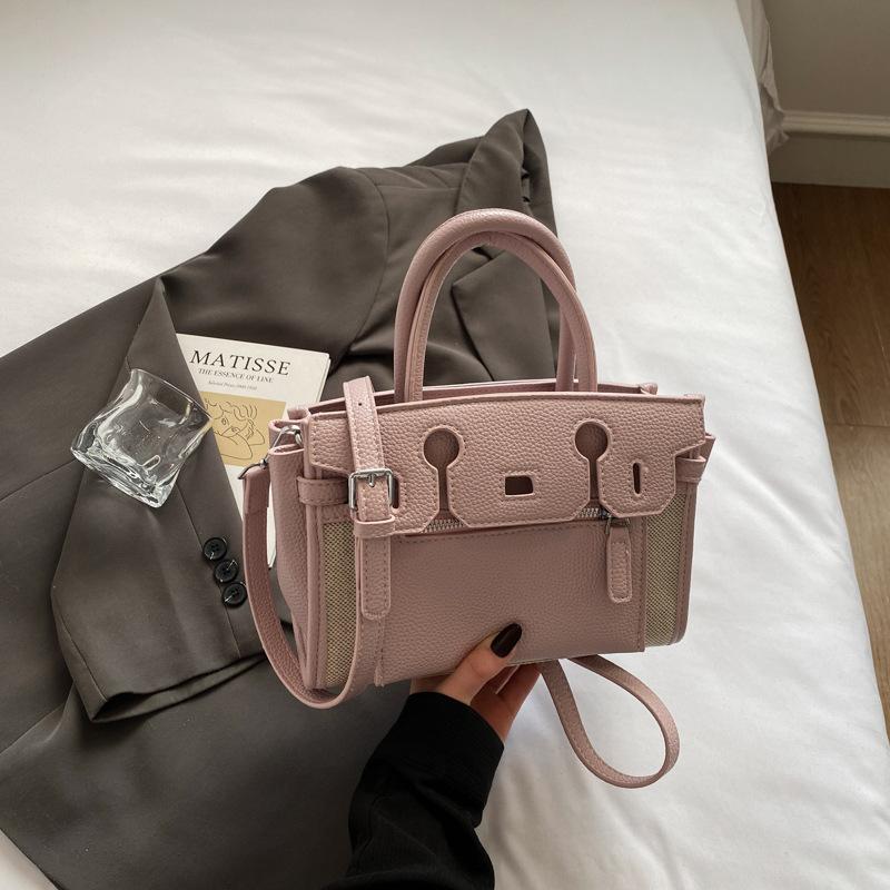 Retro Patchwork Handtasche mit großem Fassungsvermögen Eine modische und stilvolle Pendler-Umhängetasche für Damen