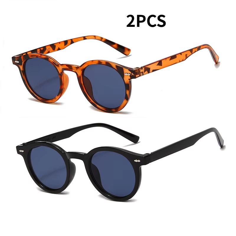 1pc New Luxury Vintage Sunglasses Unisex UV400 Protection Trendy Design Men Women Driver Shades