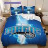 Orlando Magic Dynamic Blue Energy Bedding(1 * Duvet Cover + 2 * Pillowcase, Without core)Bedding Set Christmas Birthday Gift Soft and Comfortable