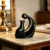 3D Printing Human and Cat Statue Modern Abstract Abstract Cat Figurine  Home Desktop Decor