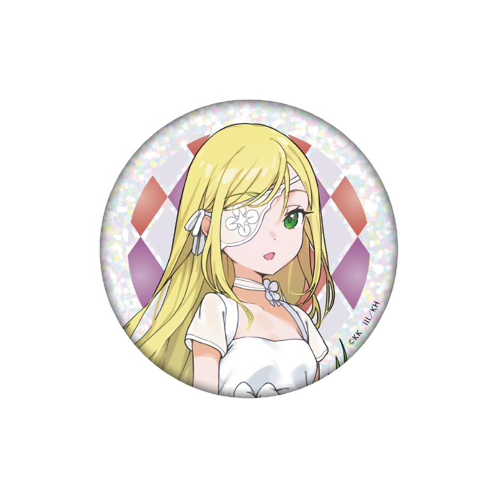 

KADOKAWA Индекс волшебства 20-летие Голографический БОЛЬШОЙ значок 76 мм в диаметре Железная версия Отинус в белом платье. приблизительно. Бумага, ПЭТ,