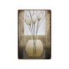 [ WellCraft ] Flower Pot Birds Plant Garden Metal Sign Wall Posters art Vintage Painting Personality Custom zoo Decor LT-1761