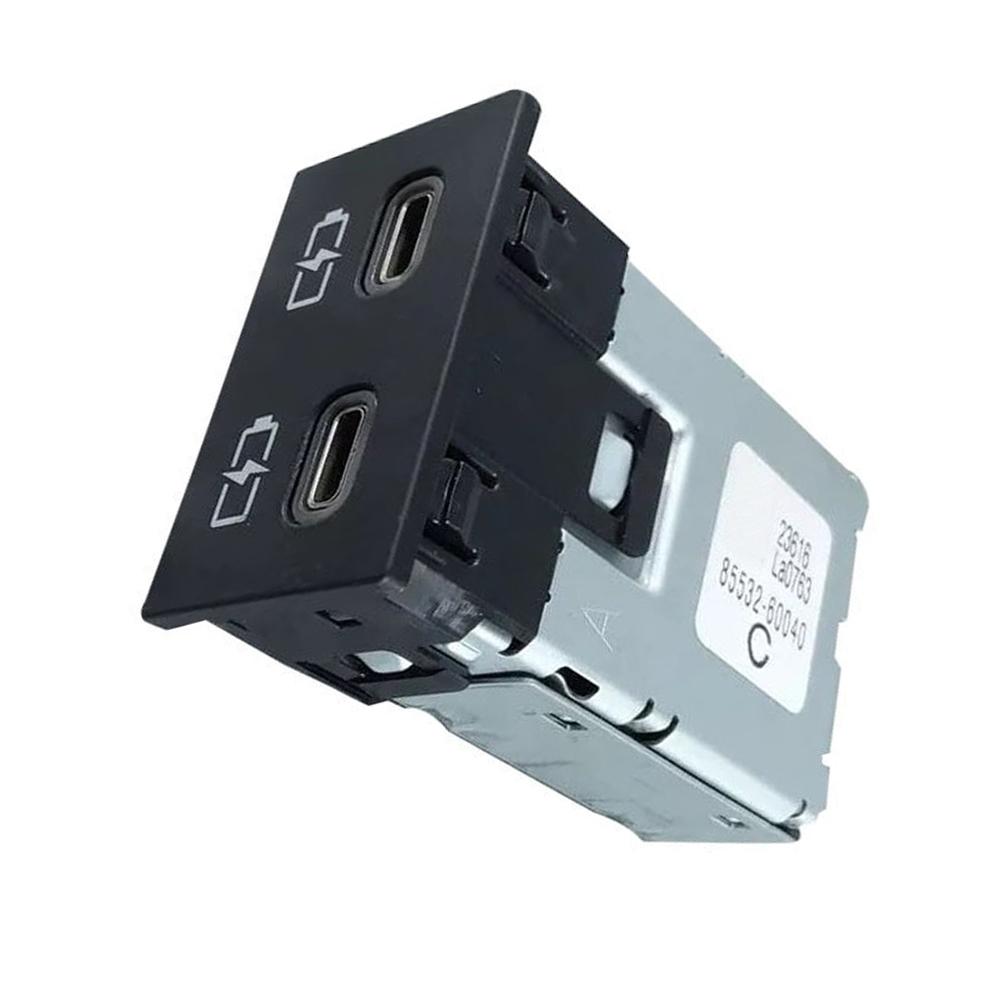# 85532-60040 Dual USB Port Interface Socket USB Charges For Toyota
