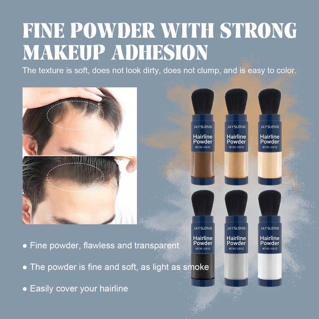 Poudre de fibre capillaire dense, cheveux épais, duveteux, couleur complémentaire, comblement de la ligne des cheveux, rafraîchissant, contrôle du sébum