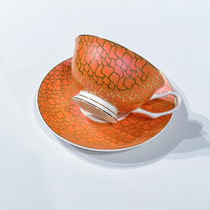 Light Luxury Bone China Coffee Cup And Saucer Gift Box, High-End Exquisite Couple Cup Set, Niche Cup, Girlfriend Wedding Gift.