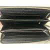 Used GUCCI Guccissima Round Zip Around Wallet Black