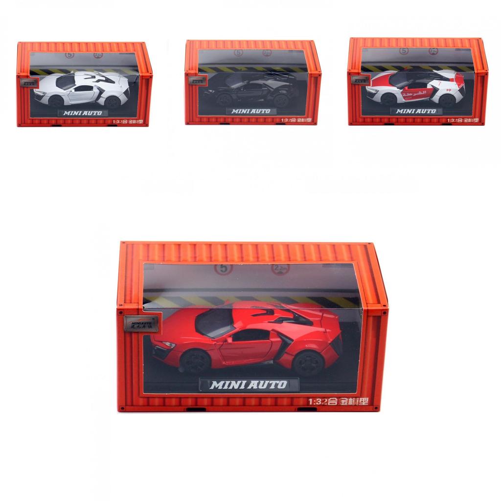 Fast Furious Lykan Hypersport Car Model Alloy Diecast With Light Sound For Kids Playroom
