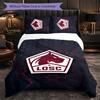 LOSC Lille FC Themed Bedding 3Pcs Duvet Cover Set Decorative Bed Linen For Teen Room Home Decoration