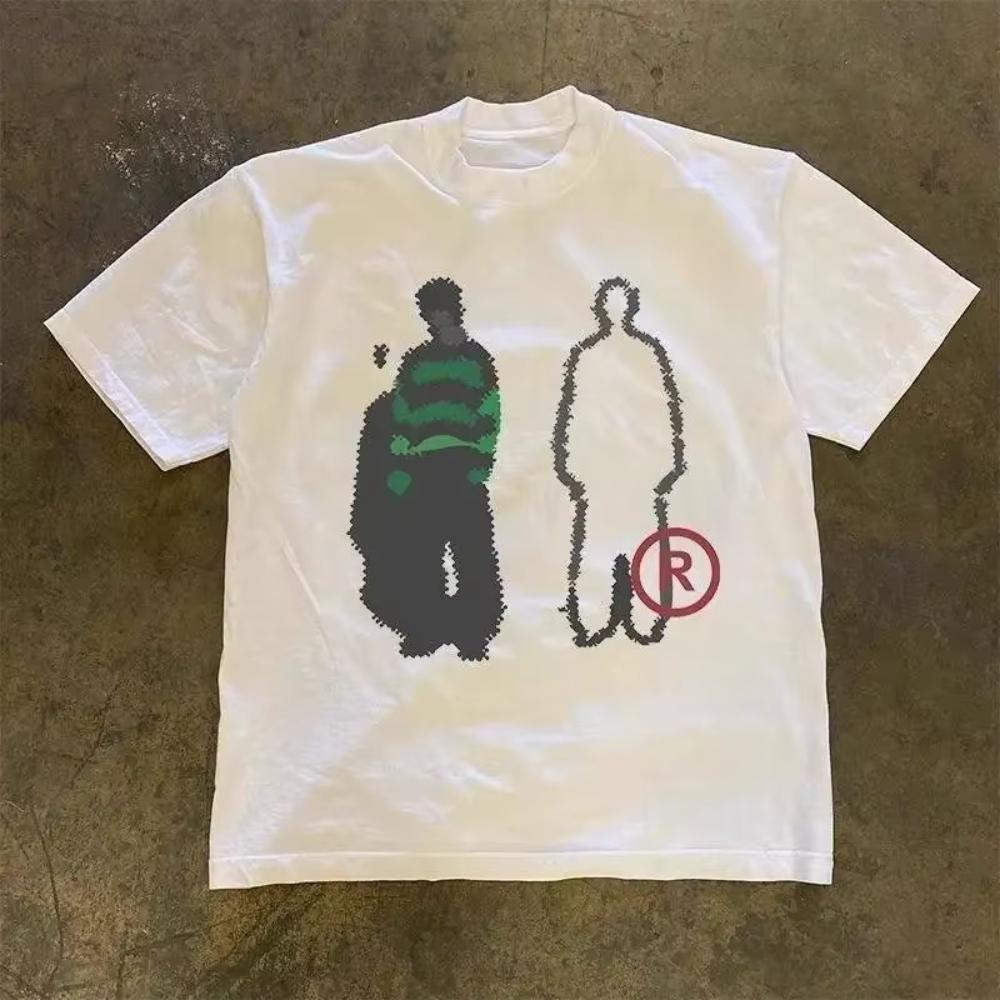 2025 Summer Comfortable Summer New Niche Street Style Versatile Short-sleeved T-shirt for Both Men and Women, Casual and Trendy