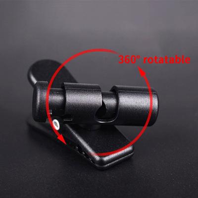 Sluchátka Kabel Sluchátka Drátová svorka Šňůra Svěrka límec klopa Držák košile