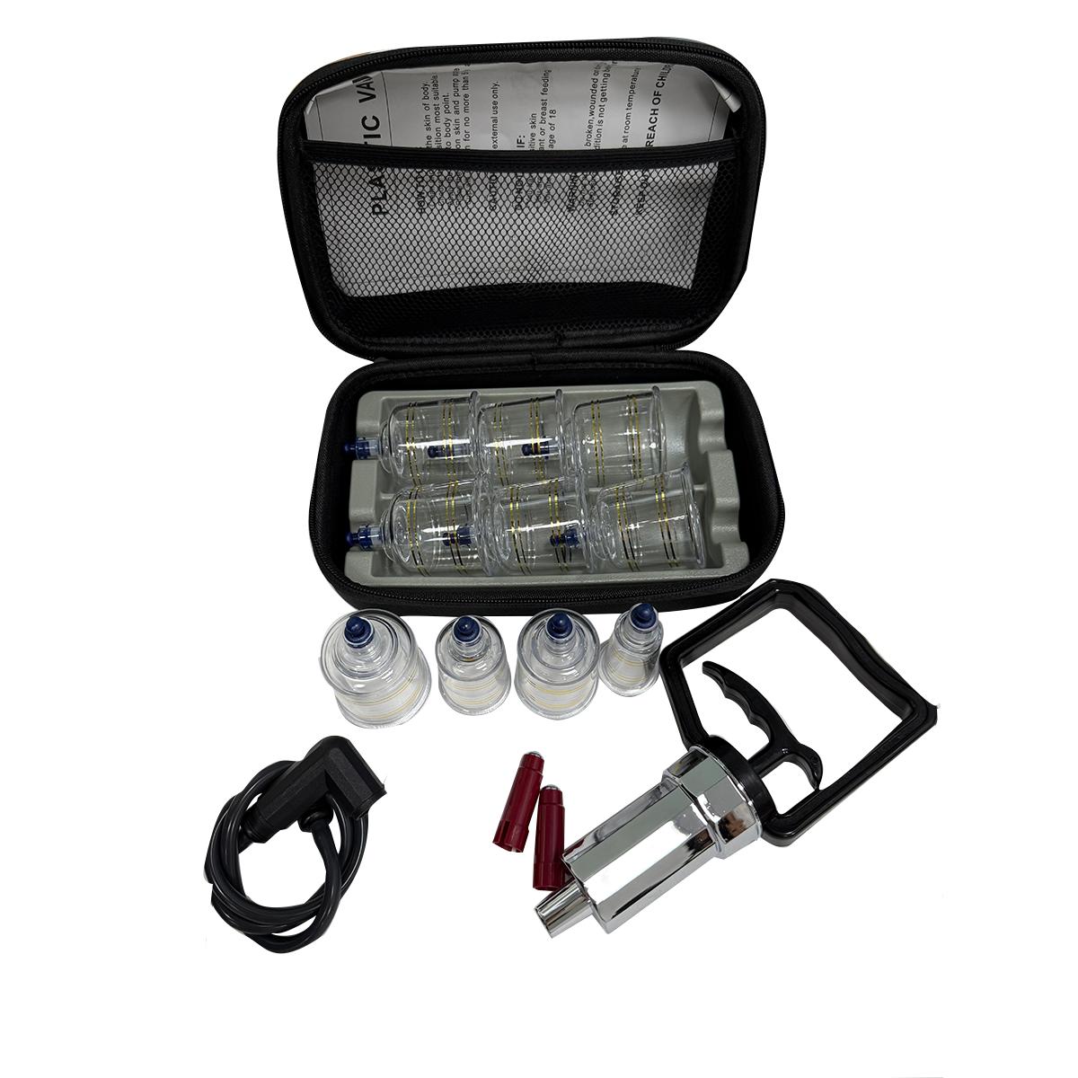 

10 шт. Портативный набор для баночной терапии Пластиковые вакуумные банки Набор для облегчения боли, расслабления мышц, массажа тела