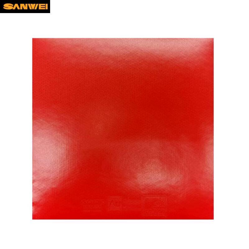 

НОВАЯ оригинальная накладка Sanwei AU Golden Table Tennis Rubber Ultralight Pimple in Ping Pong Rubber with Cake Sponge, одобренная ITTF красный