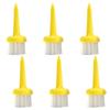 6 Pieces Golf Tees Low Resistance Golf Tees Plastic Long Ball Base Brush Support Tees Set for Long Distant Hit Training