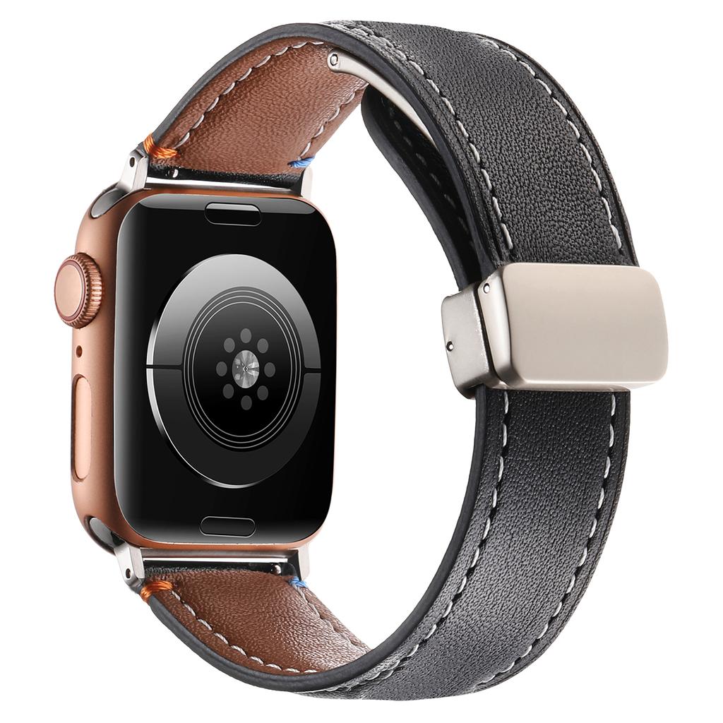 For Apple Watch Series 10 42mm/9 8 7 41mm/SE (2023) SE (2022) SE 6 5 4 40mm/3 2 1 38mm Watch Band Magnetic Buckle