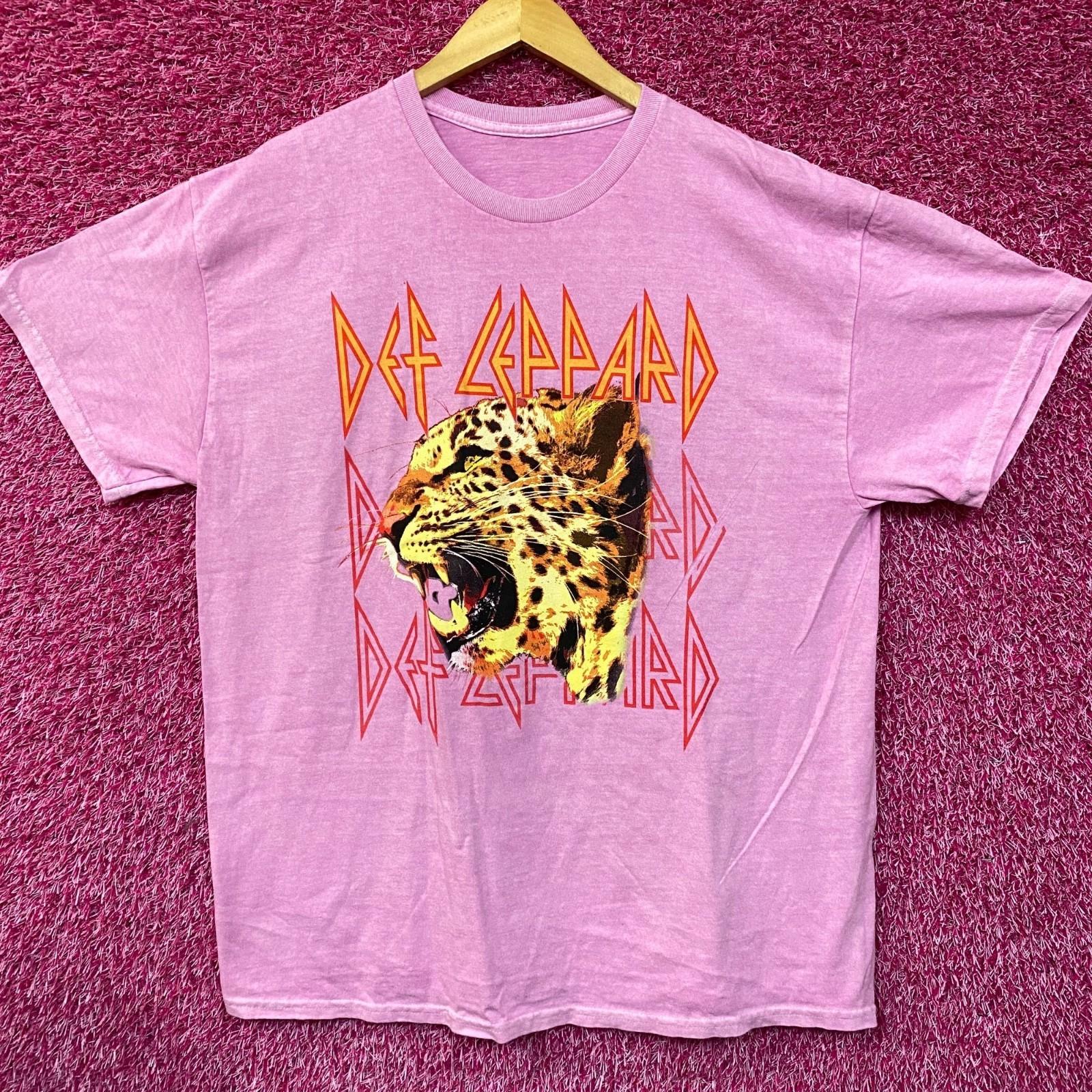 Def Leppard Animals Cheetah oversized rock Tshirt size medium XL