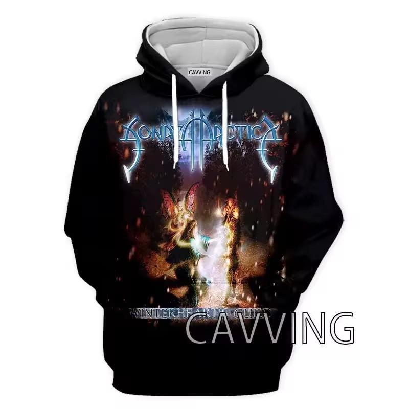 

Модні чоловічі худі з 3D-принтом гурту Sonata Arctica, толстовки з капюшоном, худі в стилі Хараджуку, світшоти, топи, одяг XL