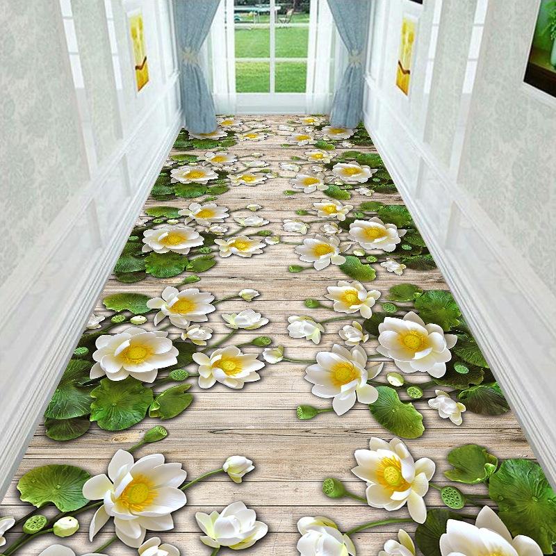 Bedroom Living Room Hotel Hallway Carpet Floor Mat Kitchen Bathroom Mat Home Rug Non Slip Area Rug Durable Easy Clean Floor Mat