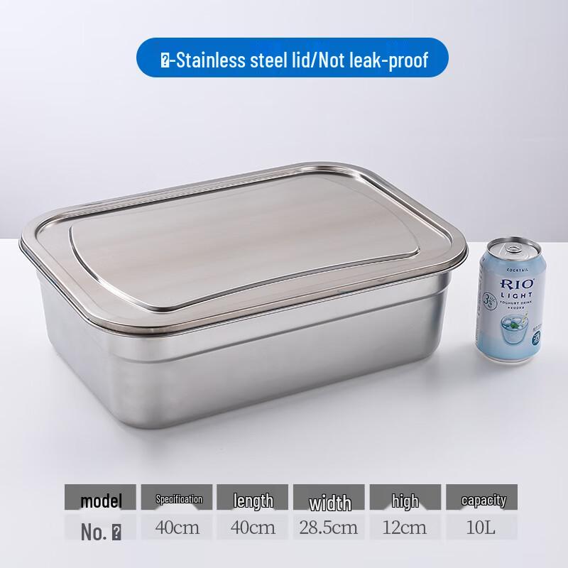304 Stainless Steel Commercial Food Storage Container