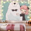 Spy X Family Ania Anime Wall Tapestry Decorative Headboard for Bedroom Dormitory Fans Artwork