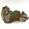 Nouveau Masque Tactique Respirant en Maille d'Acier V14 Demi-Visage pour Wargame CS Entraînement au Combat en Extérieur