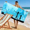 Rick and Morty Print Beach Towel, Large Soft Quick Dry Towel for Beach Camping Swimming