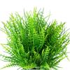 For Indoor Outdoor Artificial Persian Grass Potted Plant for Home Wedding Decoration Plastic Green Desktop Decor 18cm