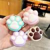 Cute Cat Claw Keychain Pendant, Schoolbag Pendant, Video Game City Small Gift Couple Keychain, Keychain.