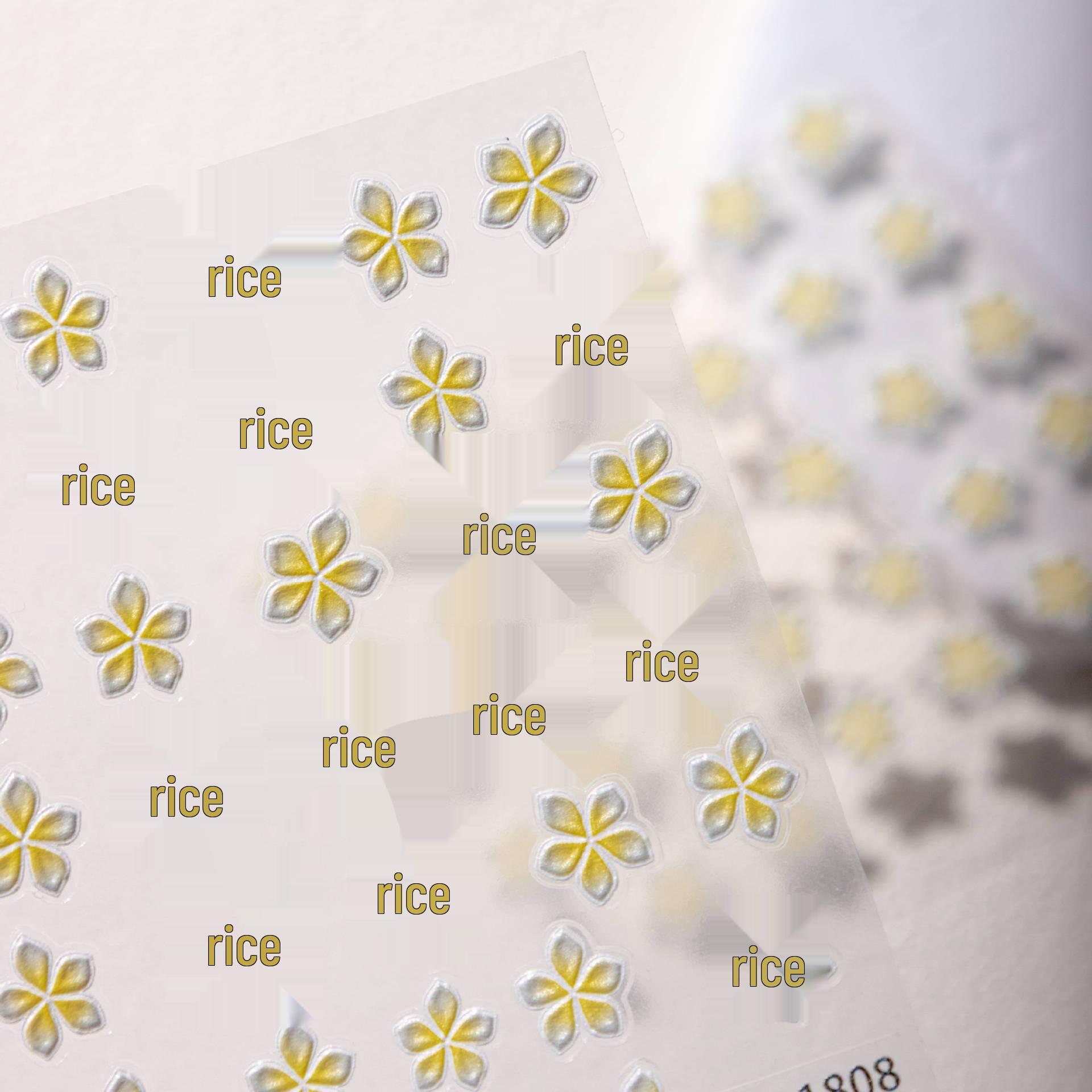 Cyansea 5D Embossed Korean Petal Manicure Stickers Fresh Petal CF-1808