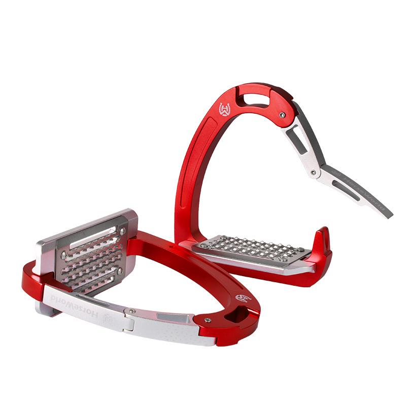 

Equestrian Safety Stirrup Footrest for Competition and Outdoor Riding красный