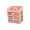 Girly Heart Plastic Desktop Drawer: Dustproof Storage for Stationery & Cosmetics