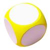 Diy Blank Dice Erasable Foam Dice Game Cube Portable Dry Erase Block Dice Writable Playing Dices Prop Kids Educational Toy