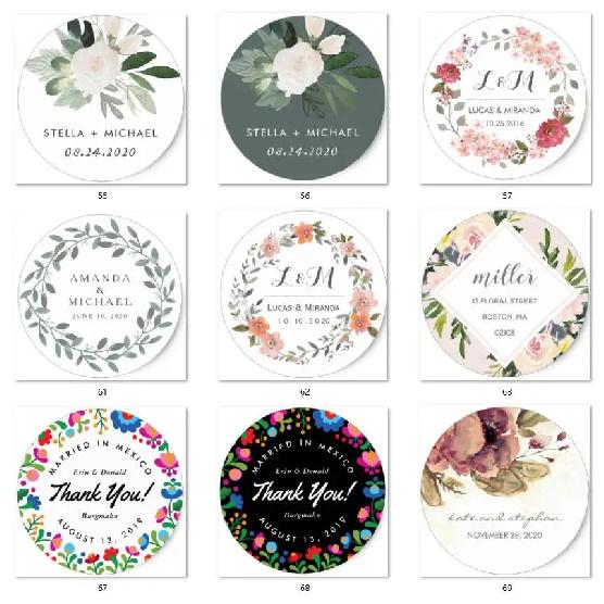 100PCS 3cm 4cm 5cm 6cm 7cm Your logo stickers, custom printed, ideal for small businesses, comes with 100 stickers