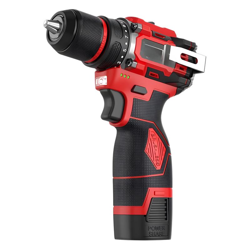 Hanyou 16.8V Cordless Brushless Impact Drill CN Plug (adapter Included)