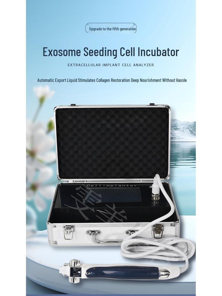 Exosome Facial Essence Hydrating Microcrystalline Device.