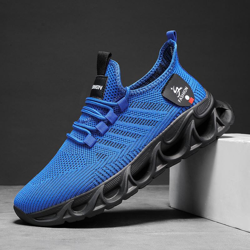 New Trendy Mesh Breathable Casual Men's Shoes Large Size Sneakers Coconut Light Running Shoes Men's