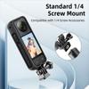 PC Material Action Camera Case Open Side Design Cover for Insta360 X4 X5 Outdoor Recording