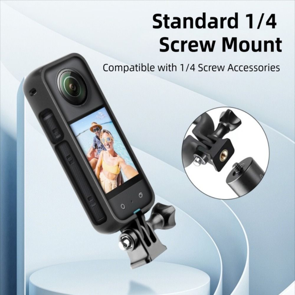 PC Material Action Camera Case Open Side Design Cover for Insta360 X4 X5 Outdoor Recording