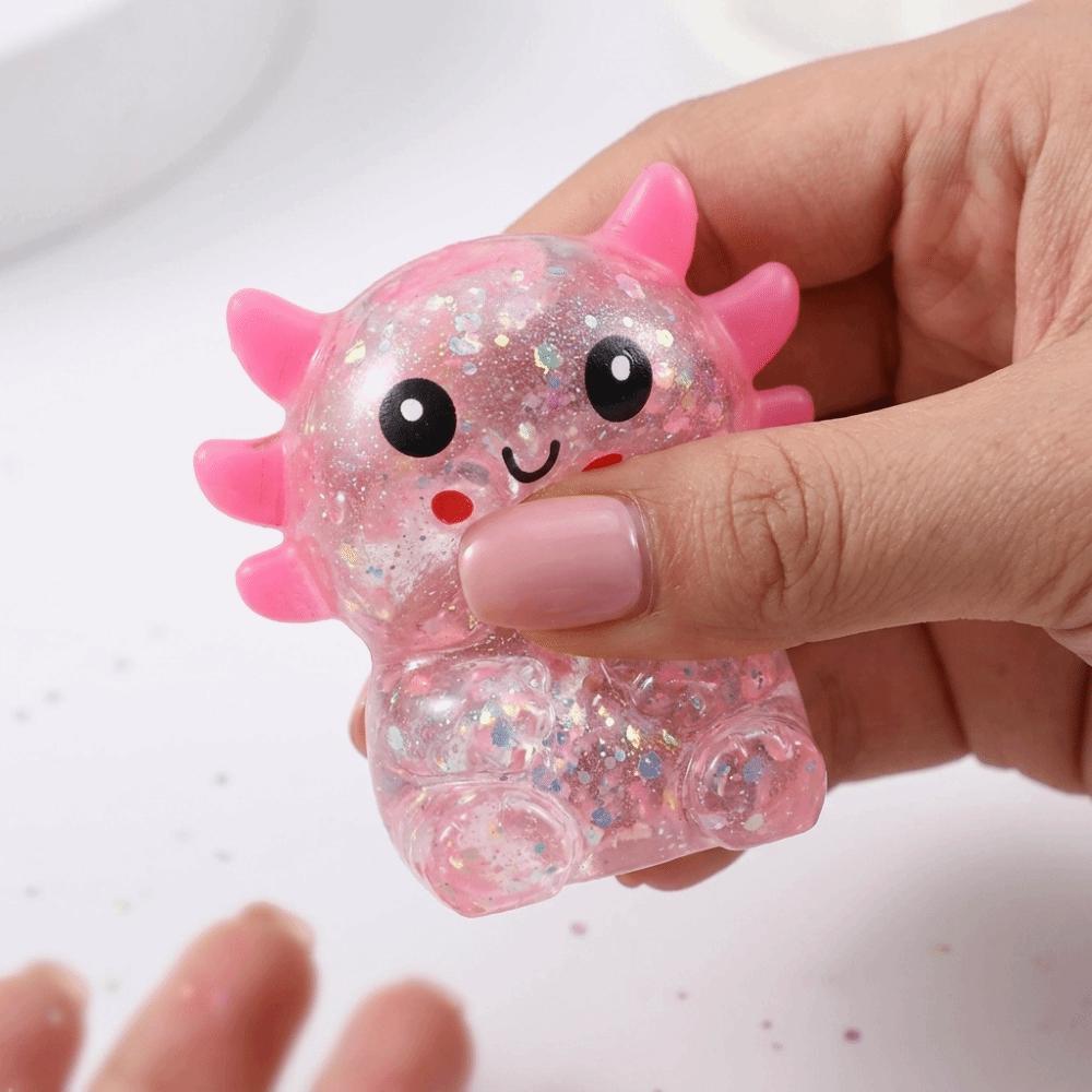 Fun Squeeze Salamander Squishy Toys Elasticity Stretchy Axolotl Squeeze Toy Fidget