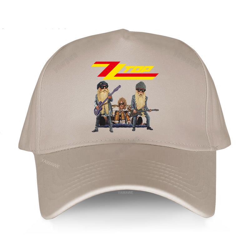 Latest Design Baseball Caps Luxury Brand Hat for Men ZZ Rock Band Adult Popular Sport Bonnet Women Cotton Casual Adjustable Cap