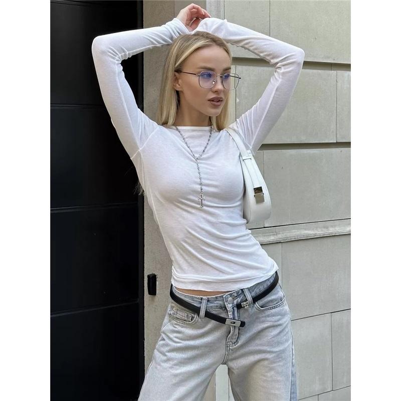 Tooxika Spring Retro 3D Printed Sexy One Shoulder Pleated Slim Fit T-shirt For Women