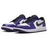 Air Jordan 1 Low Golf Court Purple Unisex Sneakers White University-Red Black DD9315-105