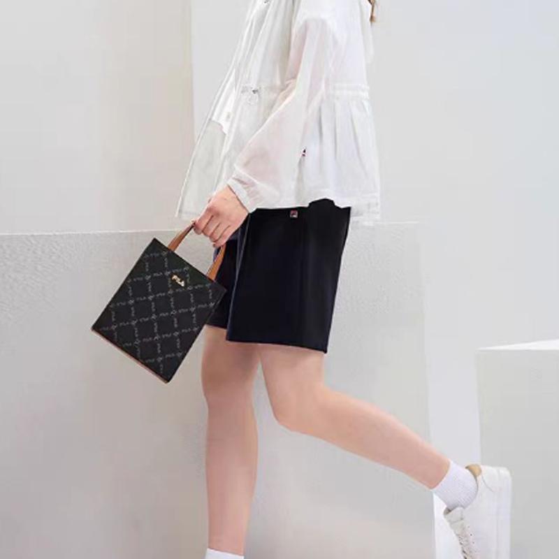 New FILA PU Handbag, Shoulder Bag, Crossbody Bag Trumpets Women's Black F13W331167F-BK