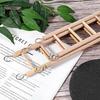 Bird Ladder for Cage, 3 PCS Bird Cage Ladder Wooden Hanging Parrot Wood Step Parakeet Ladders Climbing Small Wooden Ladders for Birds Parakeets