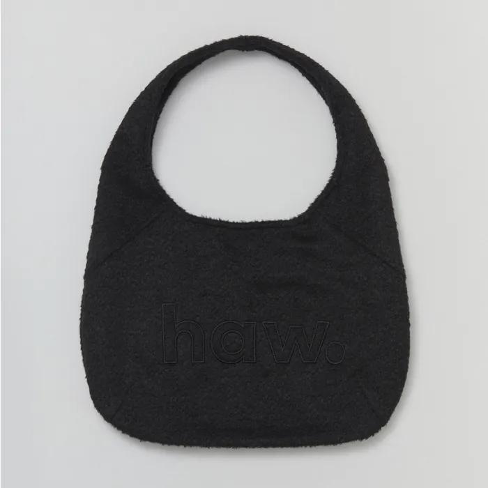 wool pebble bag (BK)